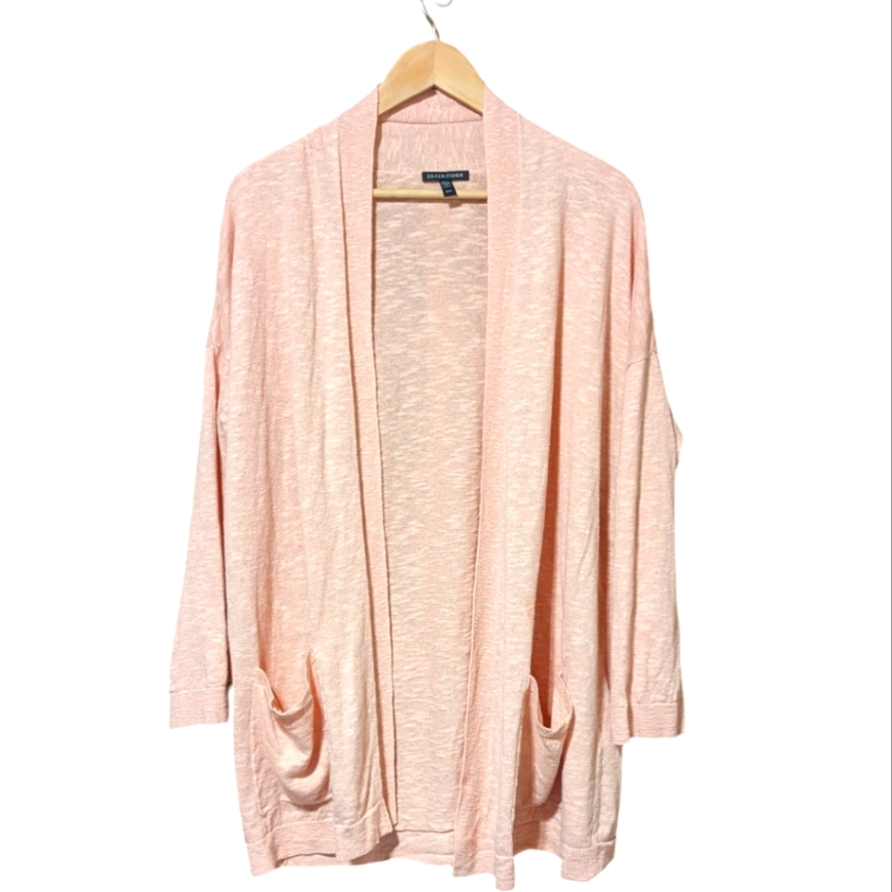Eileen Fisher Organic Cotton Linen Cardigan